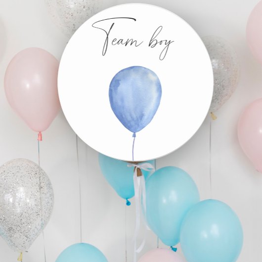 Was wird der Teamboy sein Runder Aufkleber