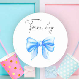 Was wird der Teamboy sein Runder Aufkleber