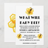 Was wird die Baby-Biene Geschlecht-enthüllungsfeie (Vorne/Hinten)