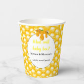 Was wird die Biene Geschlecht zeigen Party Pappbecher (Vorderseite)