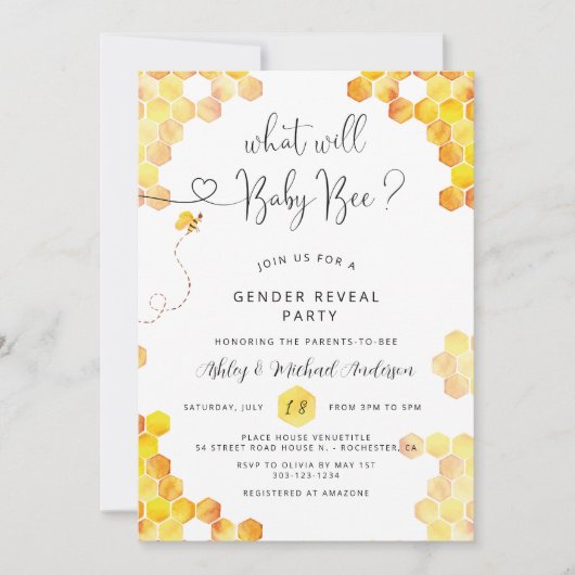 Was wird die Einladung des Kindes sein? (Vorderseite)