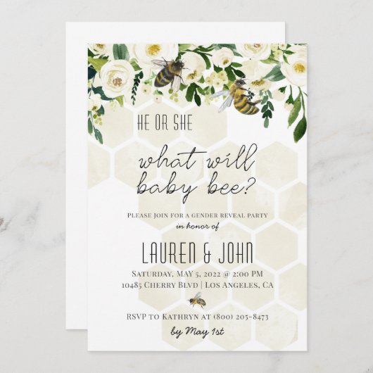 Was wird die Einladung des Kindes sein? (Vorne/Hinten)