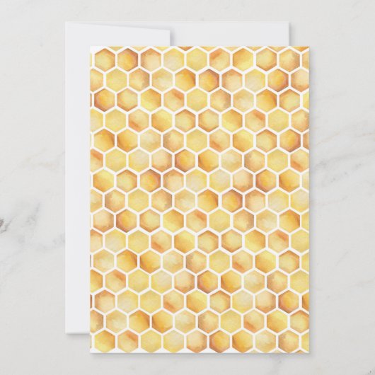 Was wird die Einladung von Baby-Bee-Geschlecht off (Rückseite)