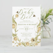 Was wird die Einladung von Baby-Bee-Geschlecht off (Stehend Vorderseite)