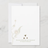 Was wird die Einladung von Baby-Bee-Geschlecht off (Rückseite)