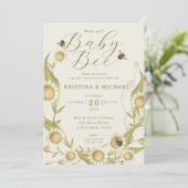 Was wird die Einladung von Baby-Bee-Geschlecht off (Stehend Vorderseite)