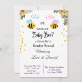 Was wird die Gender-Offenlegung sein? Einladung (Vorderseite)