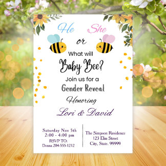 Was wird die Gender-Offenlegung sein? Einladung