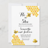 Was wird die Gender Reveal Dusche sein? Einladung (Vorderseite)