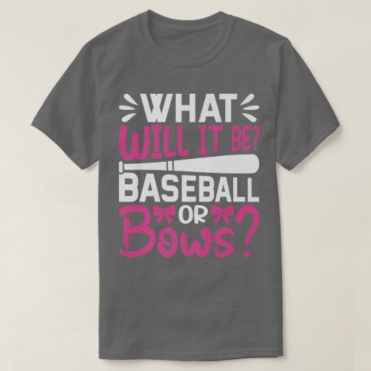 Was wird die Genderdarstellung bei Baseball oder B T-Shirt (Design vorne)