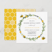 Was wird die Geschlechteroffenbarung sein? Einladung (Vorne/Hinten)