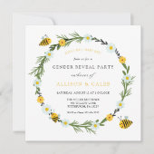 Was wird die Geschlechteroffenbarung sein? Einladung (Vorderseite)