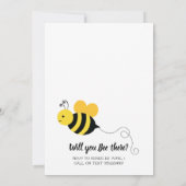 Was wird die geschlechtsspezifische Baby-Beet-Offe Einladung (Rückseite)