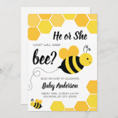 Was wird die geschlechtsspezifische Baby-Beet-Offe Einladung (Vorne/Hinten)