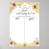 Was wird ein Zeichen für Geschlechteroffenbarung s Poster (Vorne)