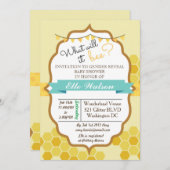 Was wird es sein, eine Gender Reveal Baby Dusche? Einladung (Vorne/Hinten)