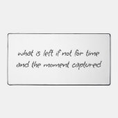 Was wird für eine Schreibtischmatte Verlassen? (Vorderseite)