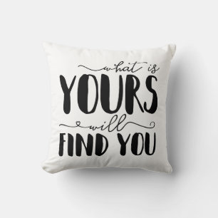 Was wird Ihre Typografie finden? Kissen