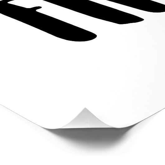 Was wird Ihre Typografie finden? Poster (Ecke)