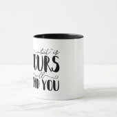 Was wird Ihre Typografie finden? Tasse (Zentrum)
