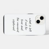 Was wird iPhone Case Verlassen Hülle (Rückseite (Horizontal))