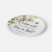 Was wird Papier Plate Baby. Pappteller (Schrägansicht)