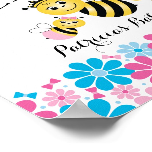 Was wird unser Honey Bee Gender Poster zeigen? (Ecke)