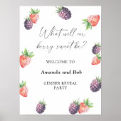 Was wird unsere Beere süß sein?Geschlecht offenbar Poster (Vorne)