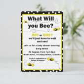 Was wirst du als Baby-Dusche einladen? Einladung (Stehend Vorderseite)