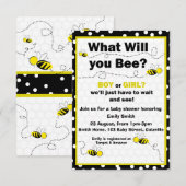 Was wirst du als Baby-Dusche einladen? Einladung (Vorne/Hinten)