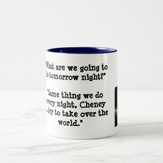 Was wollen Sie, um morgen zu tun? Zweifarbige Tasse (Mittel)