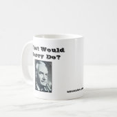 Was würde Barry tun? Kaffeetasse (Vorderseite Links)