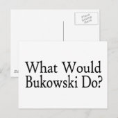 Was würde Bukowski tun? Postkarte (Vorne/Hinten)