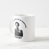 Was würde Carl tun - Int Church of Clausewitz BW Kaffeetasse (Vorderseite Links)
