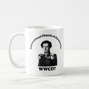 Was würde Carl tun - Int Church of Clausewitz BW Kaffeetasse