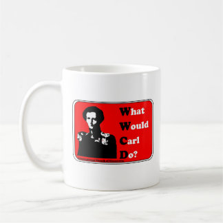 Was würde Carl tun - Int Church of Clausewitz Red Kaffeetasse
