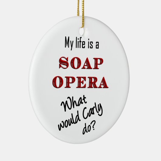 Was würde Carly tun? Verzierung Keramikornament (Rechts)