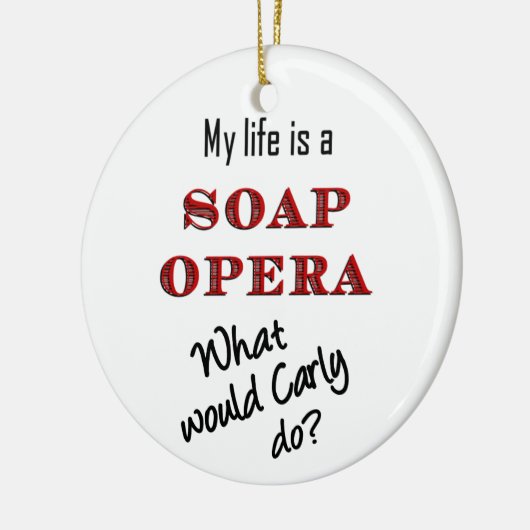 Was würde Carly tun? Verzierung Keramikornament (Links)