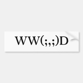 Was würde Cthulhu tun? B auf w-Text Autoaufkleber