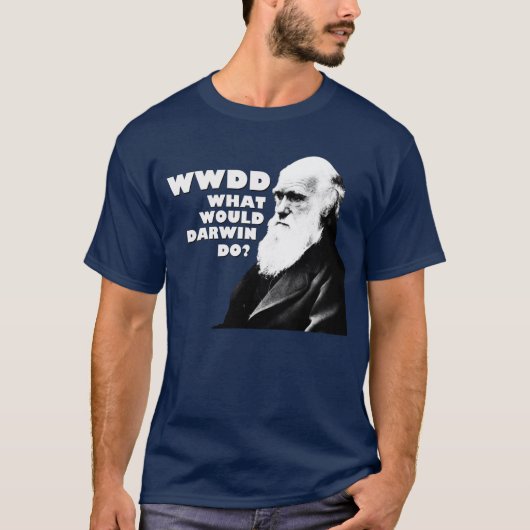 Was würde Darwin T - Shirt machen? (Vorderseite)