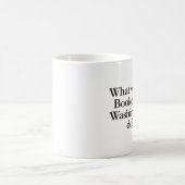 Was würde das Washington tun? Kaffeetasse (Mittel)