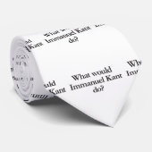 Was würde der Kant tun? Krawatte (Gerollt)