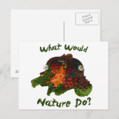 Was würde die Natur tun? Postkarte (Vorne/Hinten)