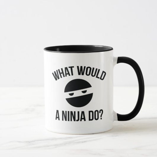 Was würde ein Ninja tun? Tasse (Rechts)