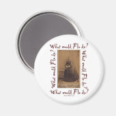 Was würde Flo tun? Florence Nightingale Magnet (Vorderseite/Rückseite)