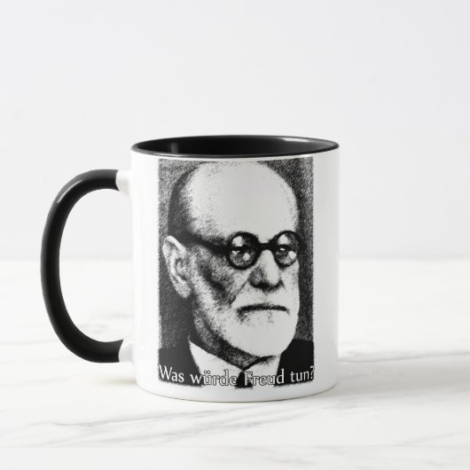 Was würde Freud tun? Tasse (Links)