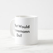 Was würde Hahnemann tun? Kaffeetasse (Vorderseite Links)