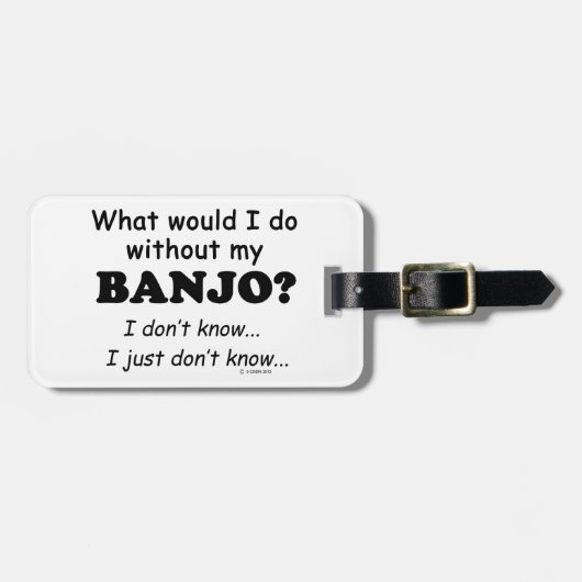 Was würde ich tun, Banjo? Gepäckanhänger (Vorderseite horizontal)