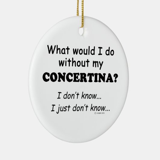 Was würde ich tun, Concertina Keramikornament (Rechts)