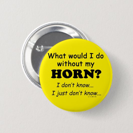 Was würde ich tun, Horn? Button (Vorne & Hinten)
